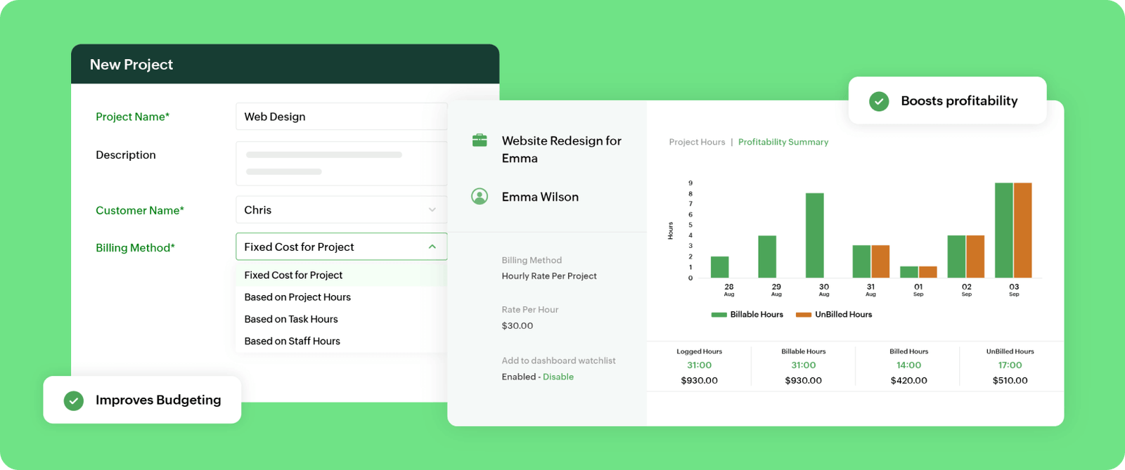 Billing workflow module