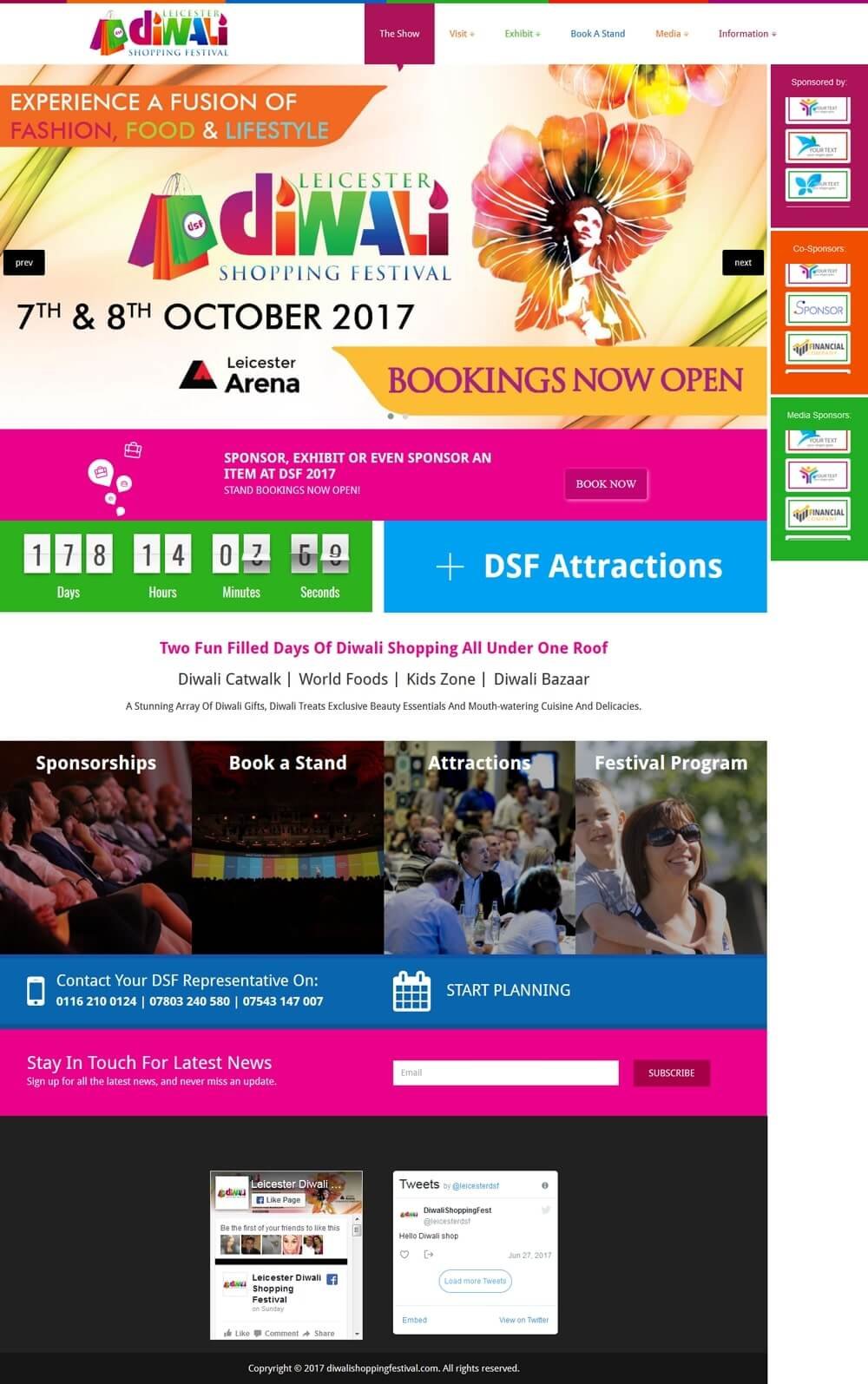 Diwalishoppingfestival portfolio screenshot