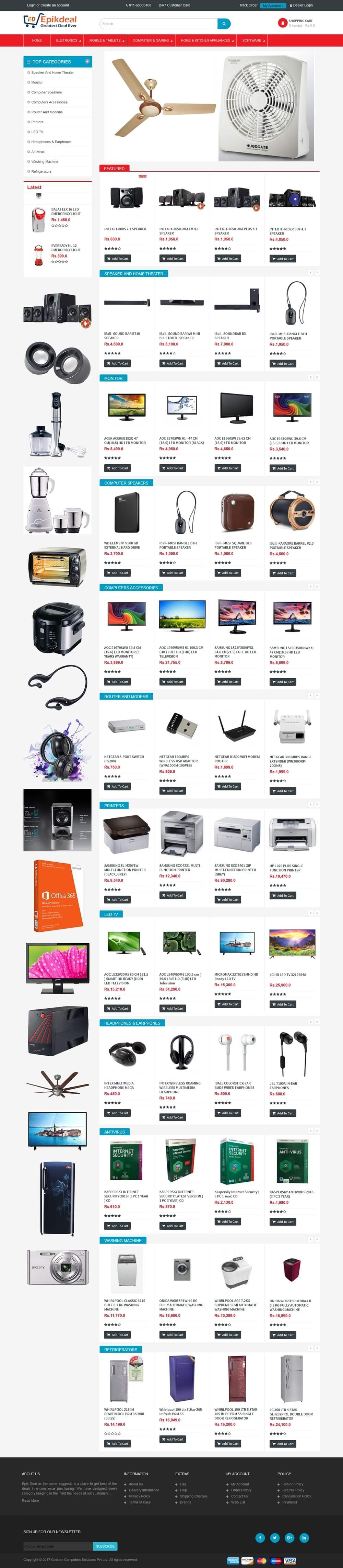 Epikdeal portfolio screenshot