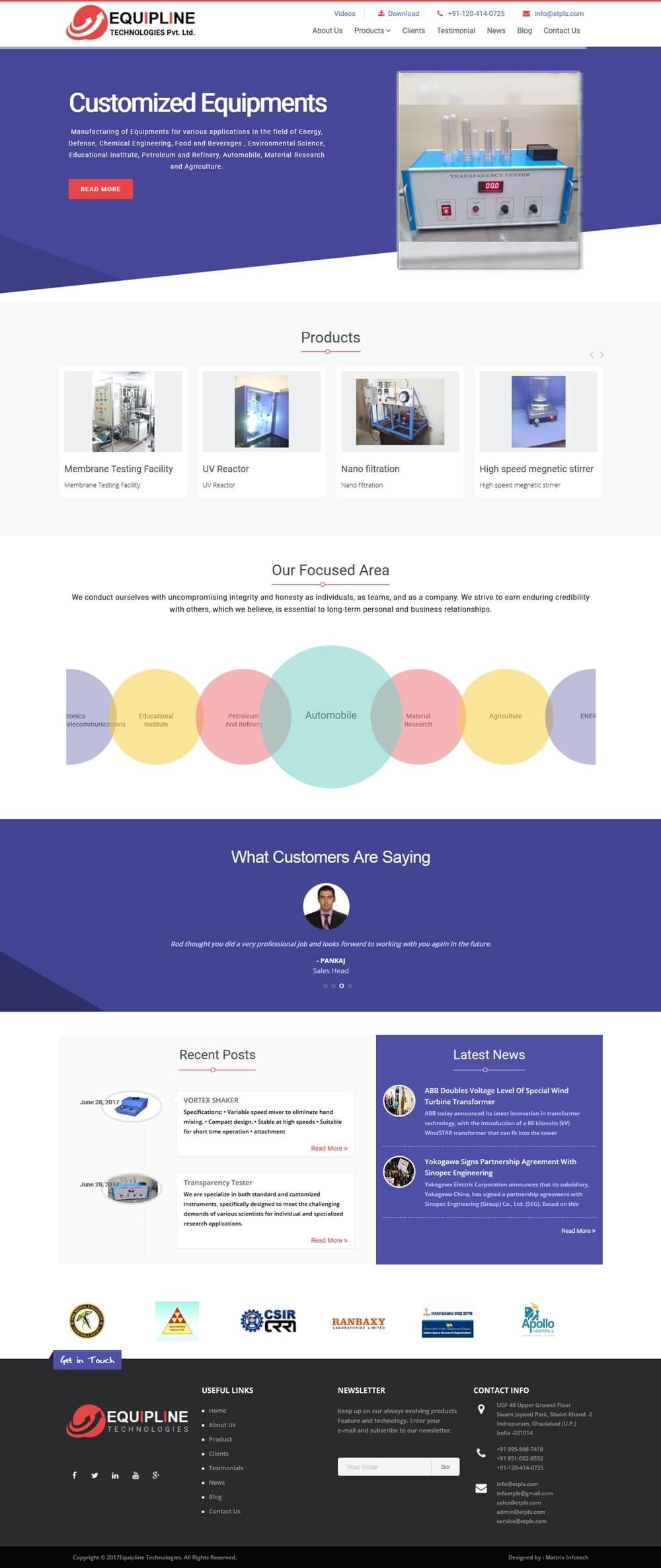 Etpls portfolio screenshot