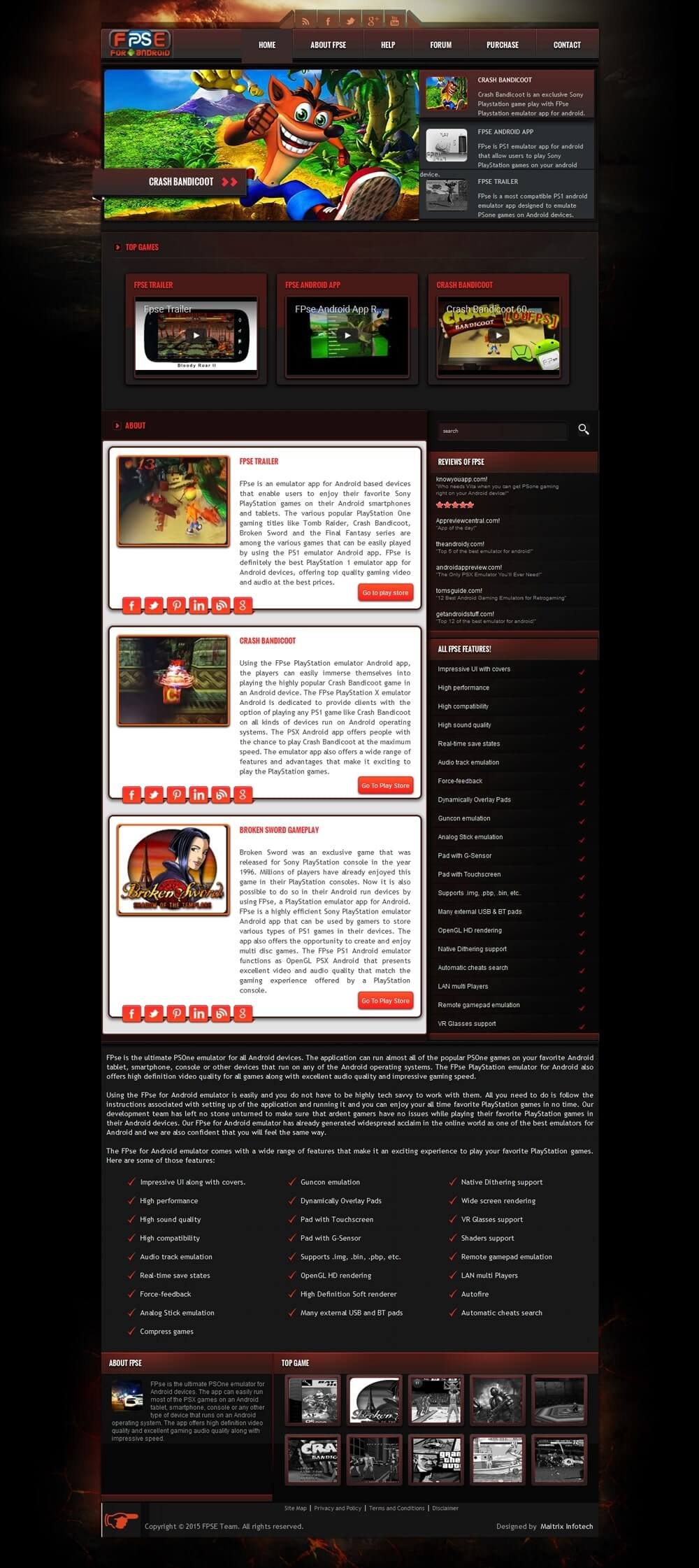Fpsec portfolio screenshot