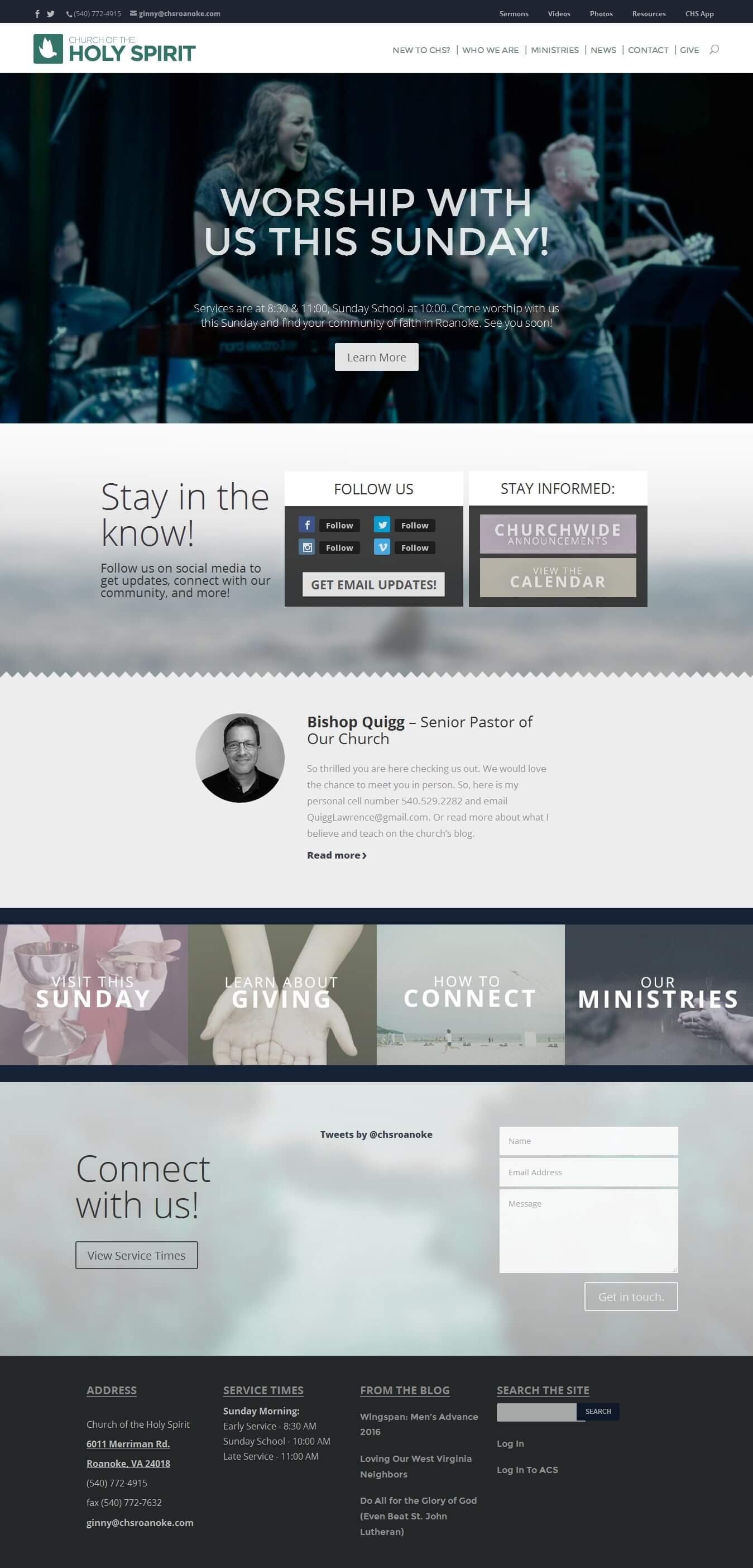 Holy portfolio screenshot