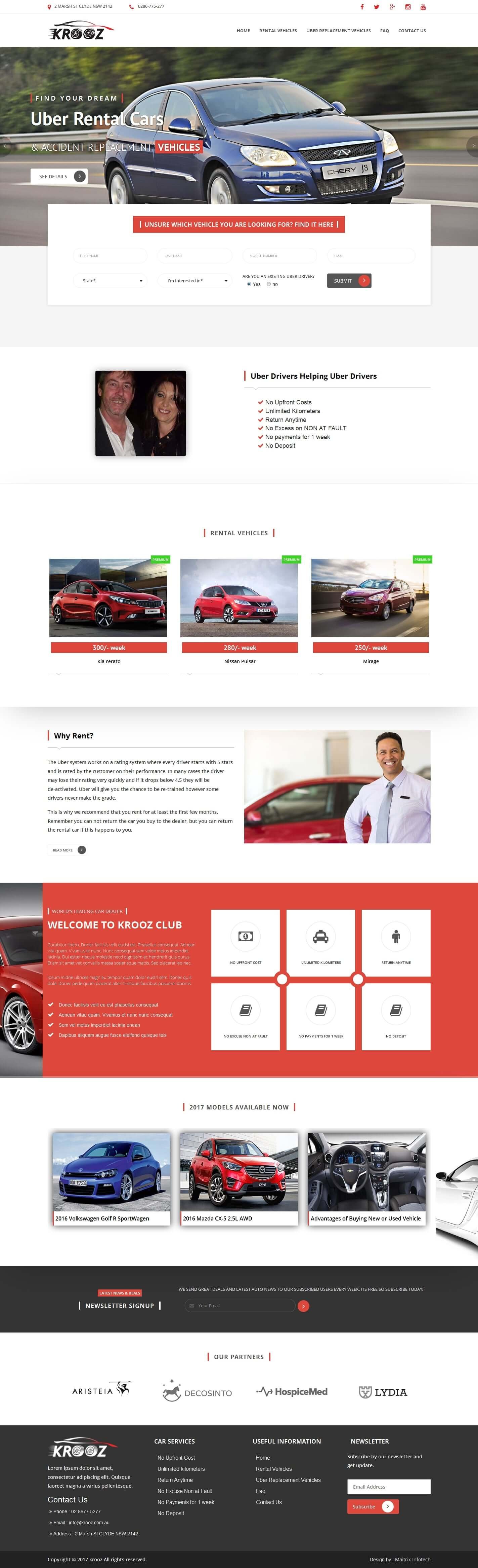Krooz 1 portfolio screenshot