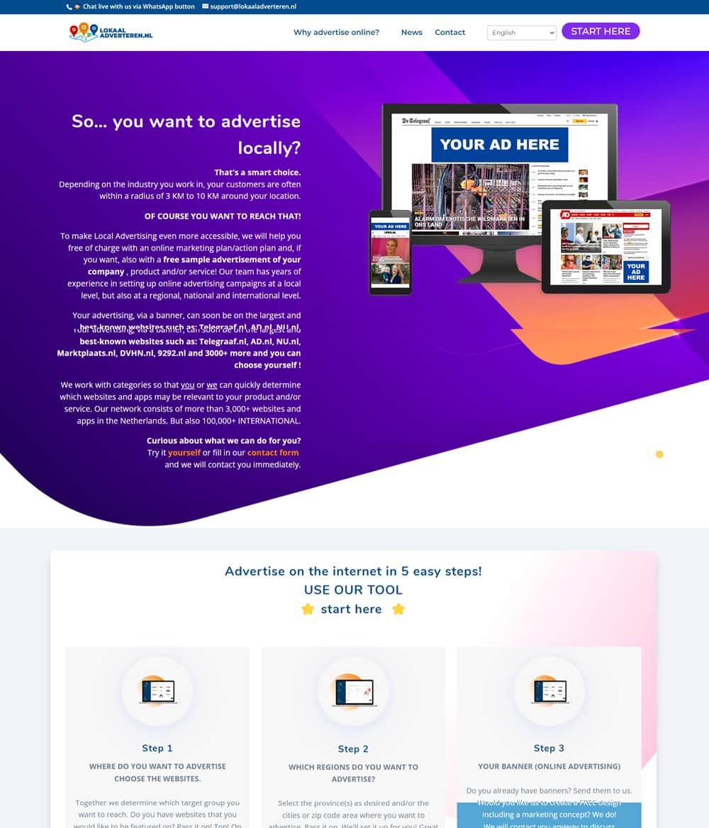 Lokaal portfolio screenshot