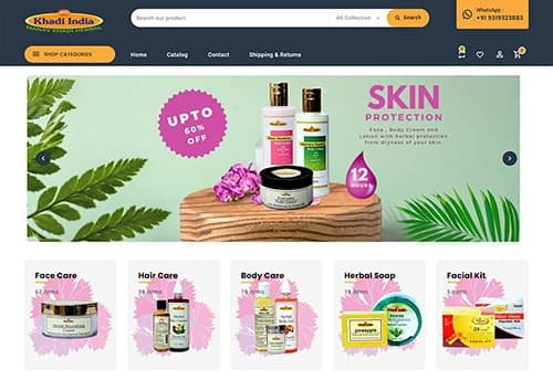 Manavkhadiherbal 1 portfolio screenshot