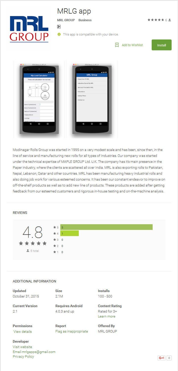 MRL App portfolio visual