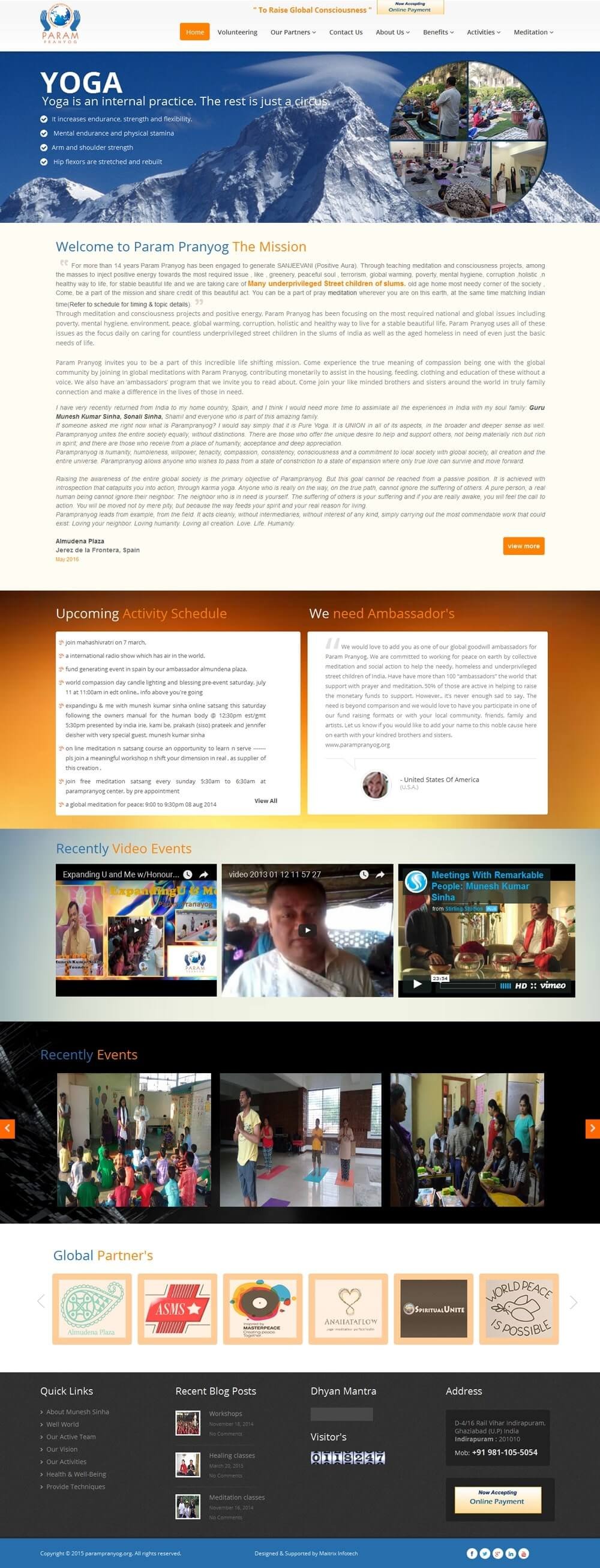 Param portfolio screenshot