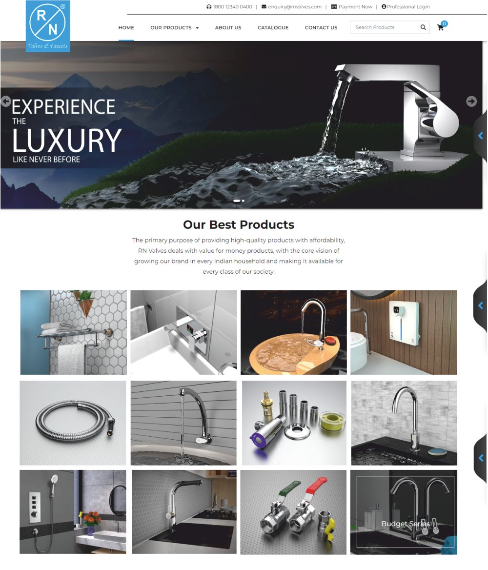 RN Website portfolio visual