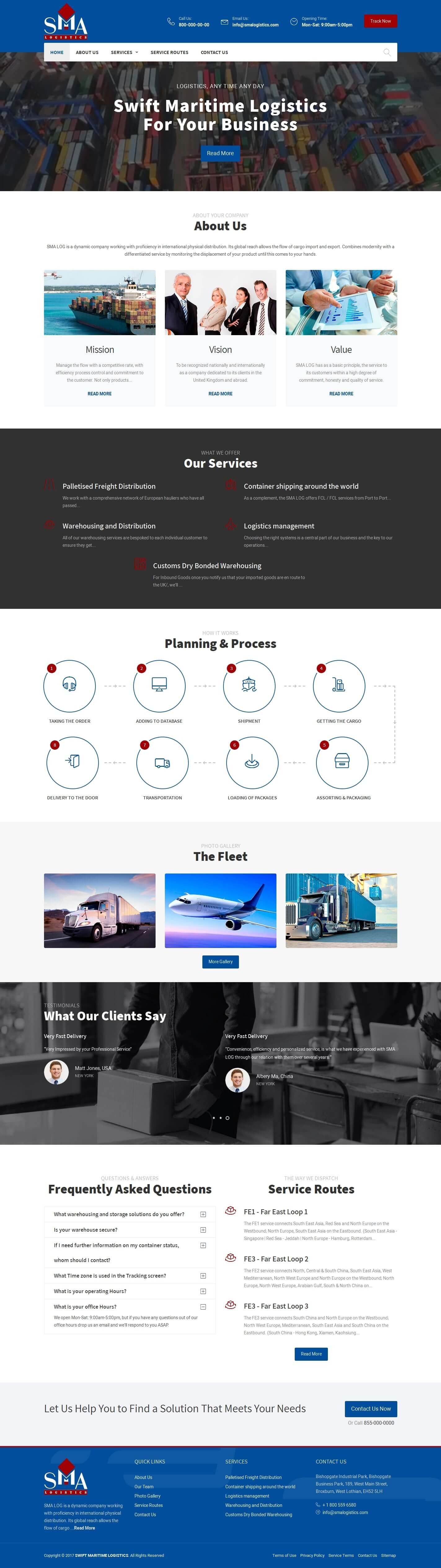 Sma portfolio screenshot