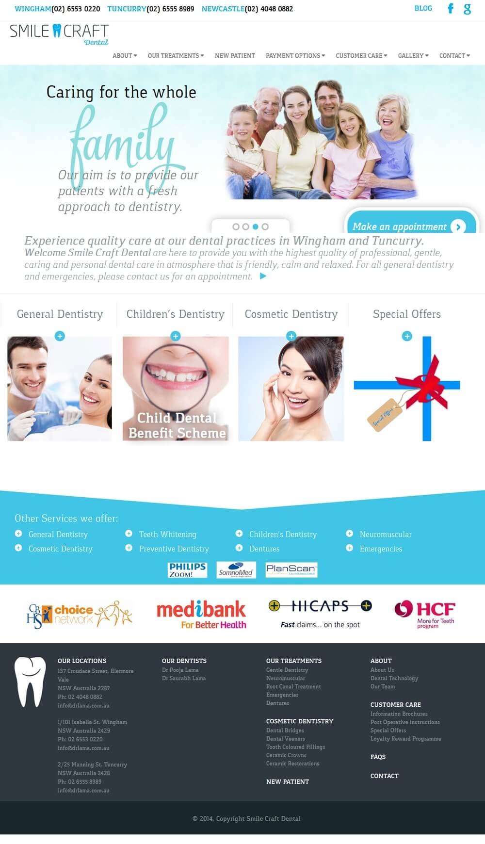 Smile portfolio screenshot